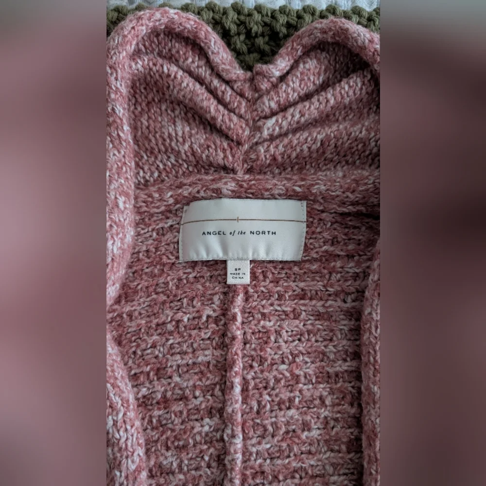 Angel Of The North Marled Pink Open Cardigan - Picture 12 of 14